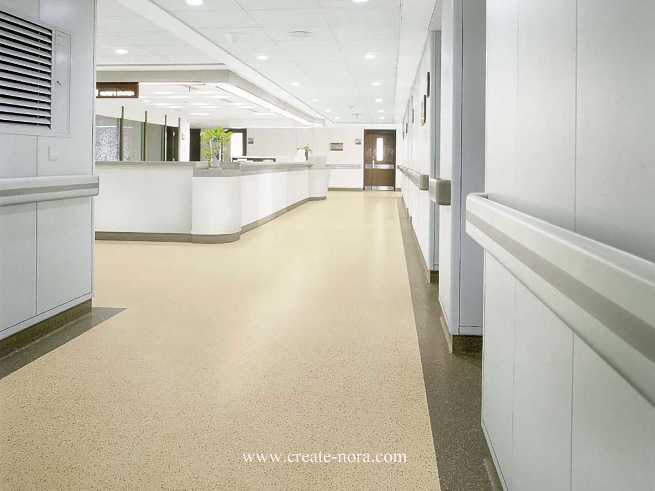 the photo of nora rubber flooring in Zhejiang Provincial Hospital of Traditional Chinese Medicine 4
